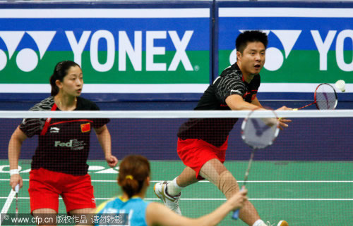  梅总双打默契配合，美网混双决赛勇夺桂冠